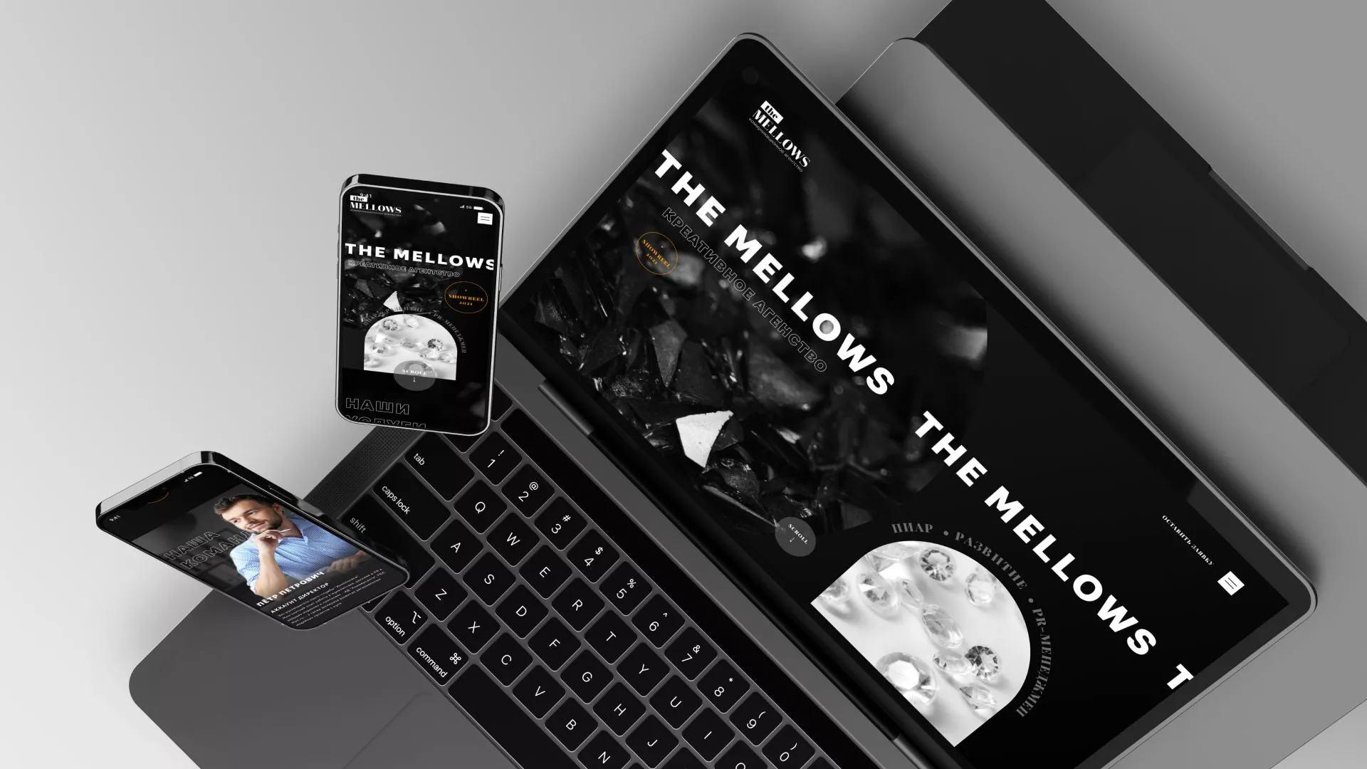 Разработка сайта креативного агентства «The Mellows» в Краснокамске