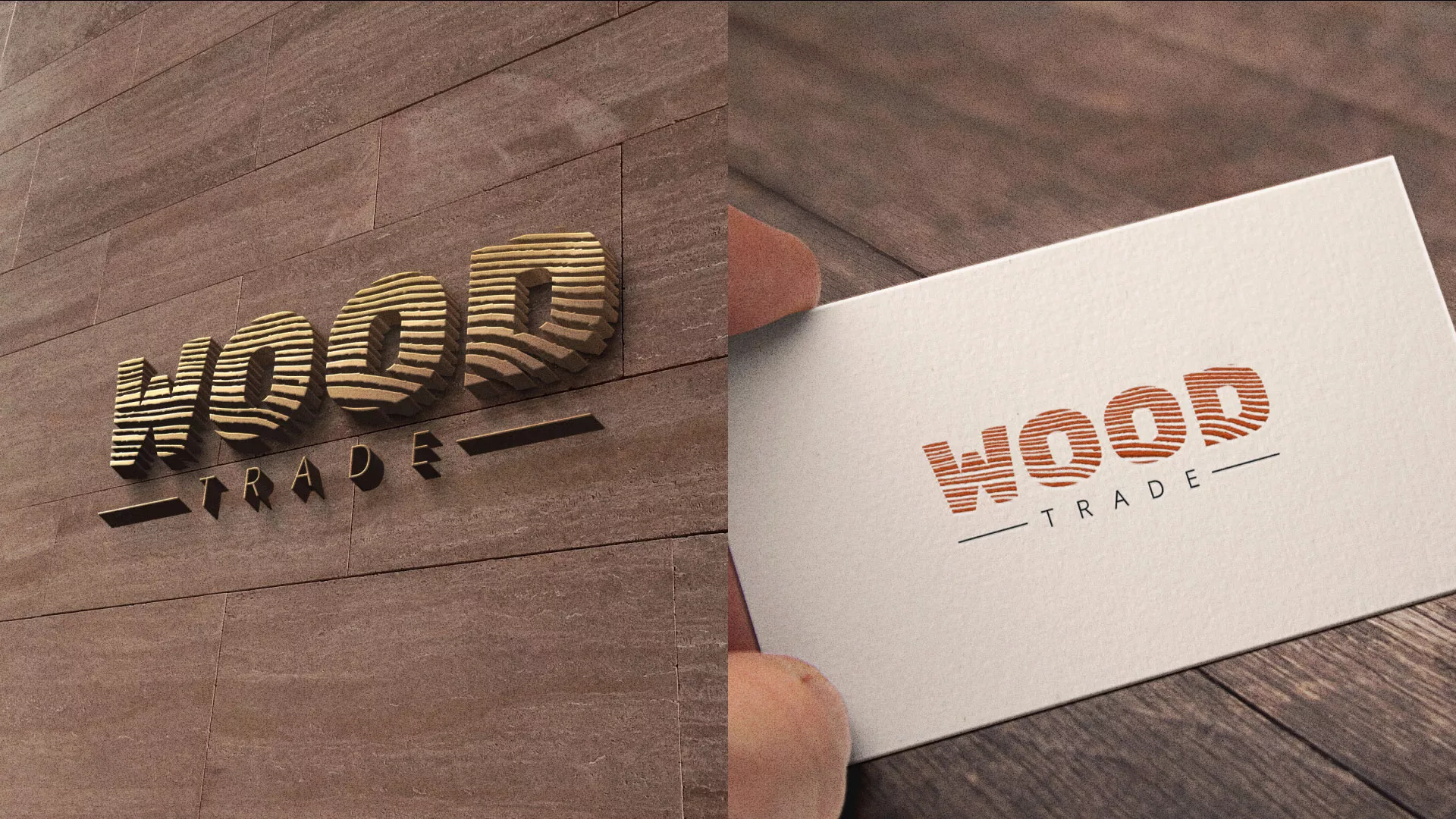 Разработка логотипа для компании «Wood Trade» в Краснокамске