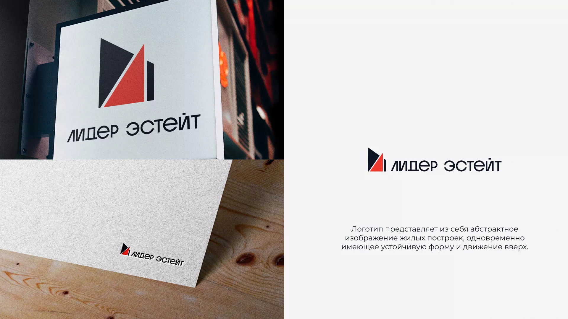 Сделали логотип для агентства недвижимости «Лидер Эстейт» в Краснокамске