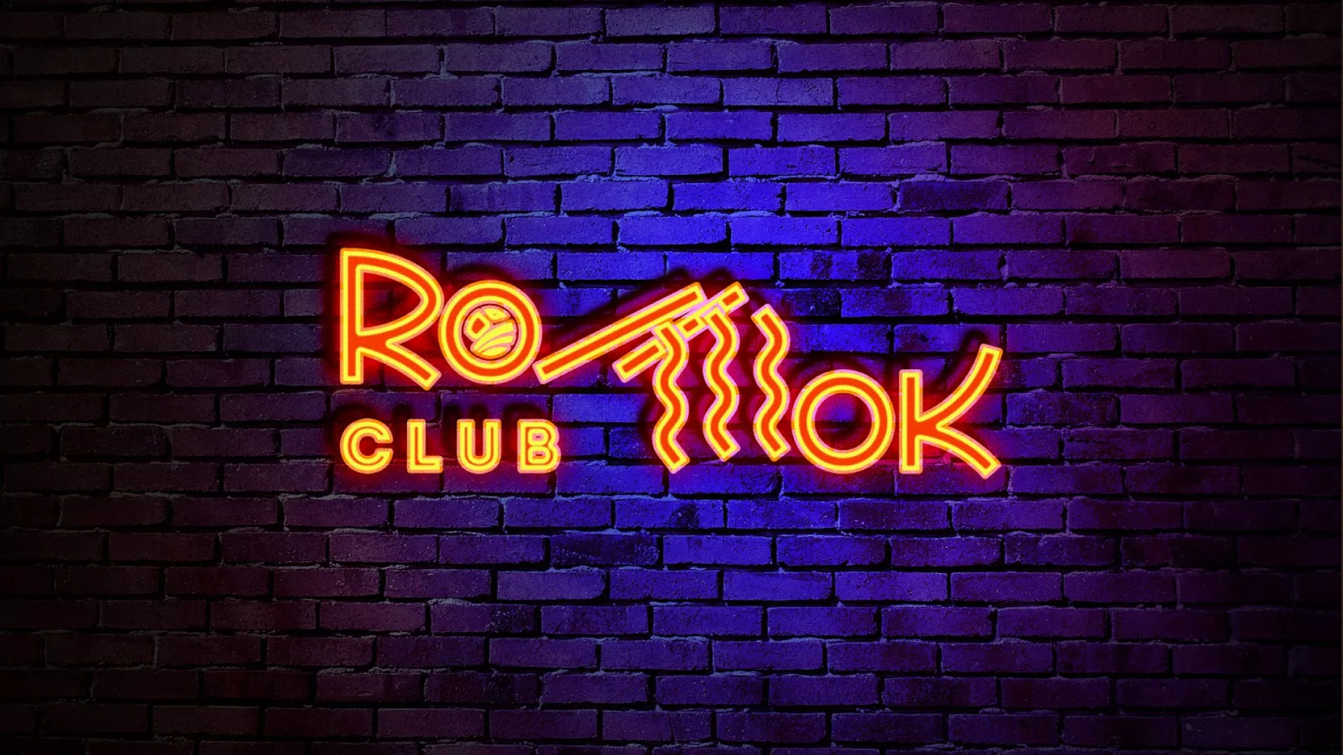Разработка интерьерной вывески суши-бара «Roll Wok Club» в Краснокамске
