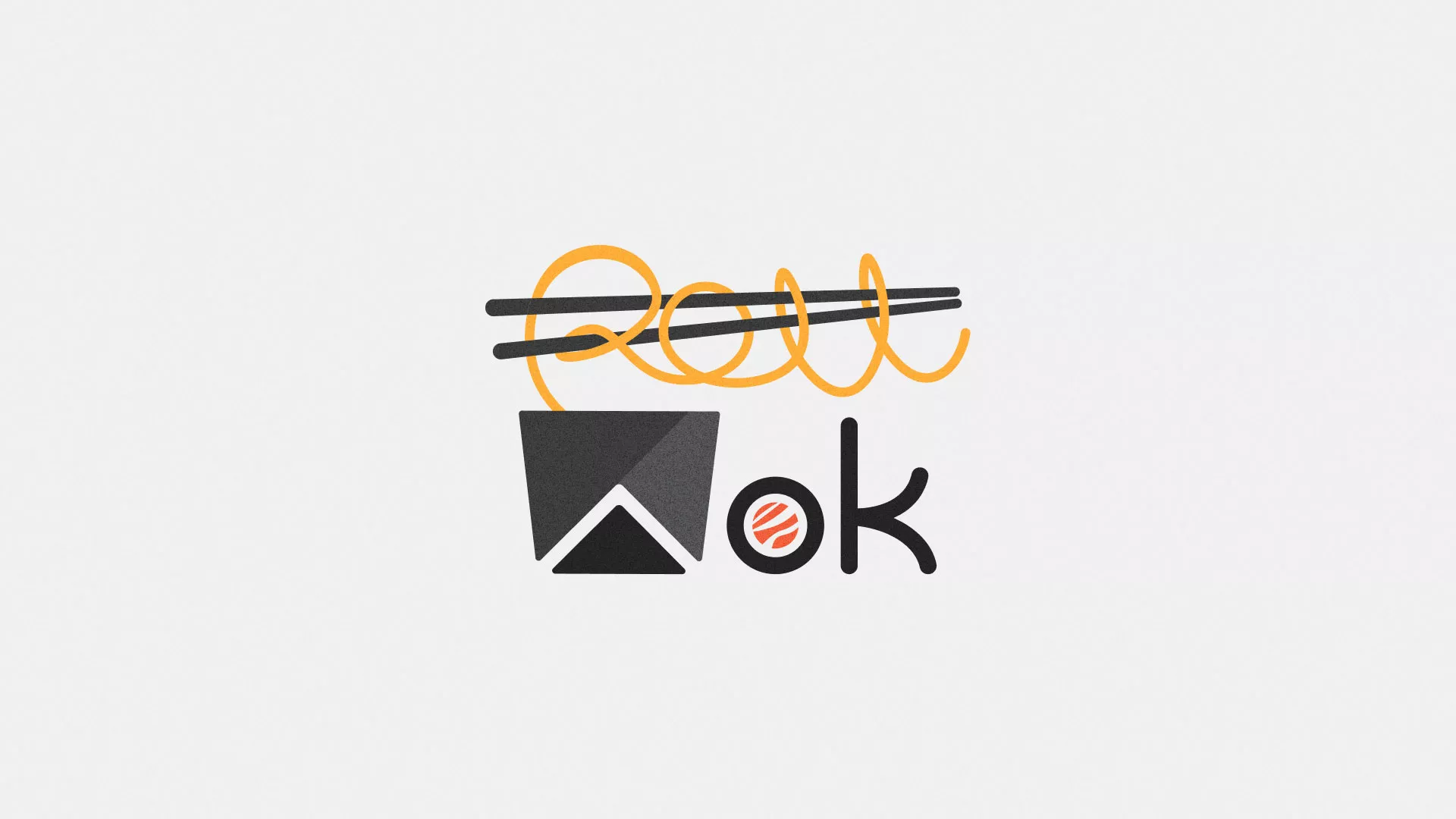 Разработка логотипа в Краснокамске для суши-бара «Roll Wok Club» Разработка логотипа в Краснокамске для суши-бара «Roll Wok Club»